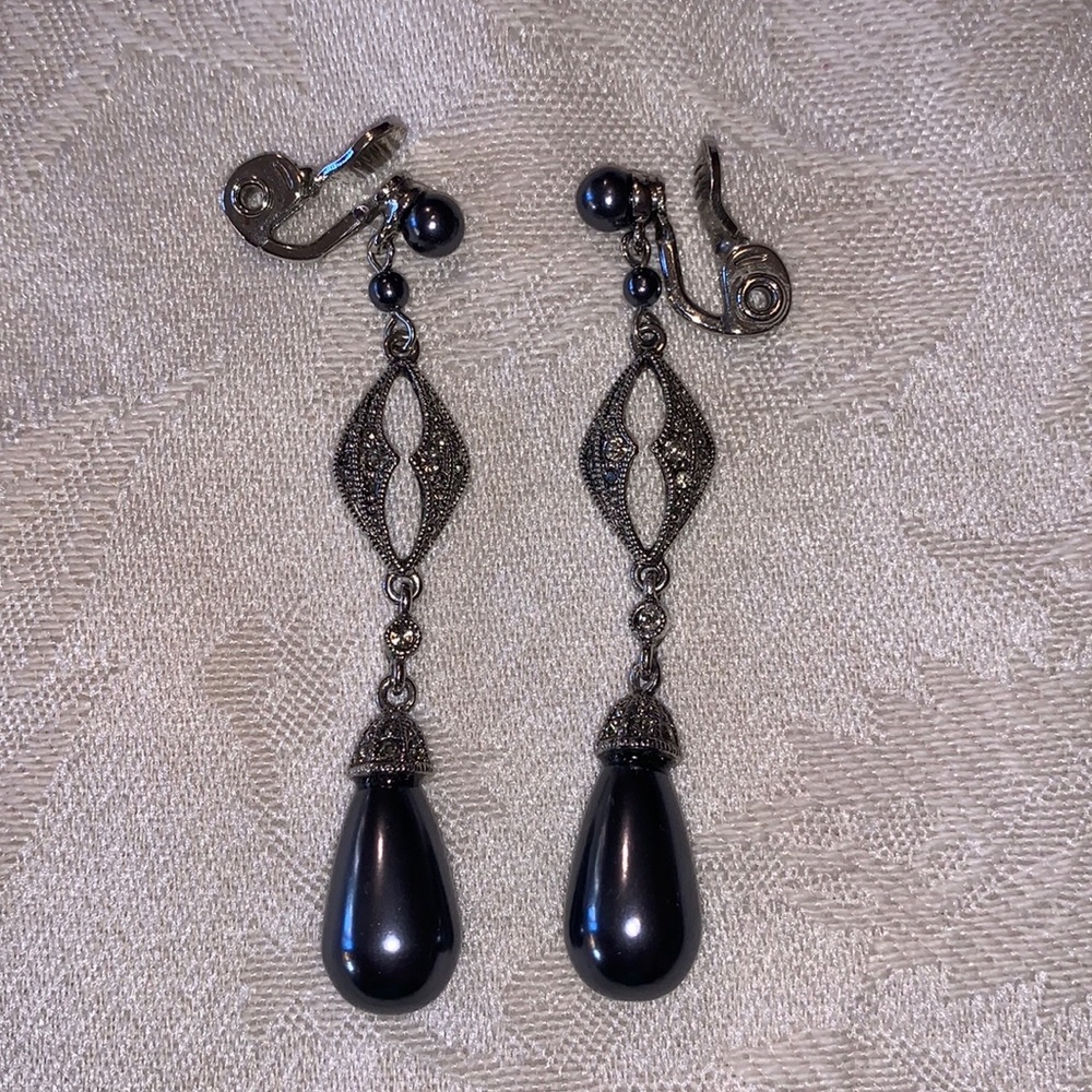 Drop earrings (clip)